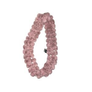 Marcus Adler women's Riley Infinity Scarf - Pink- Faux Fur Pom